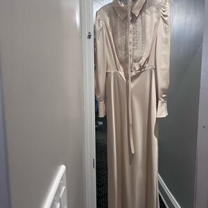 Self-Portrait Cream Dress